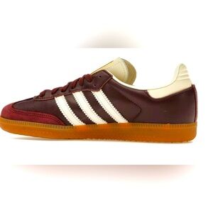 adidas Samba OG Maroon Burgundy Cream Gold Metallic Women's 7.5 38EU mens 6.5